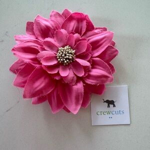 Crewcuts Vibrant Pink Flower Accessory *NWOT
